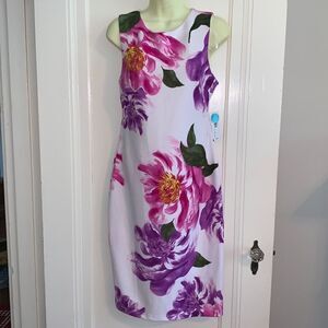 NWT Premier Amour floral sheath dress
